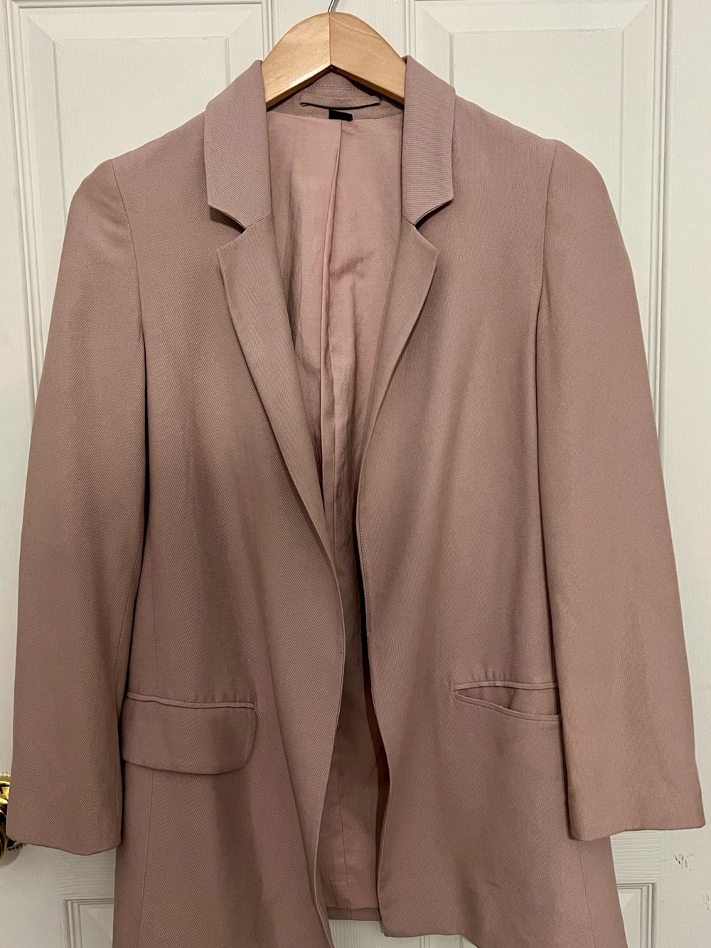 AllSaints Mauve Oversized Open-Front Blazer Women’s Size US 0 / UK 4